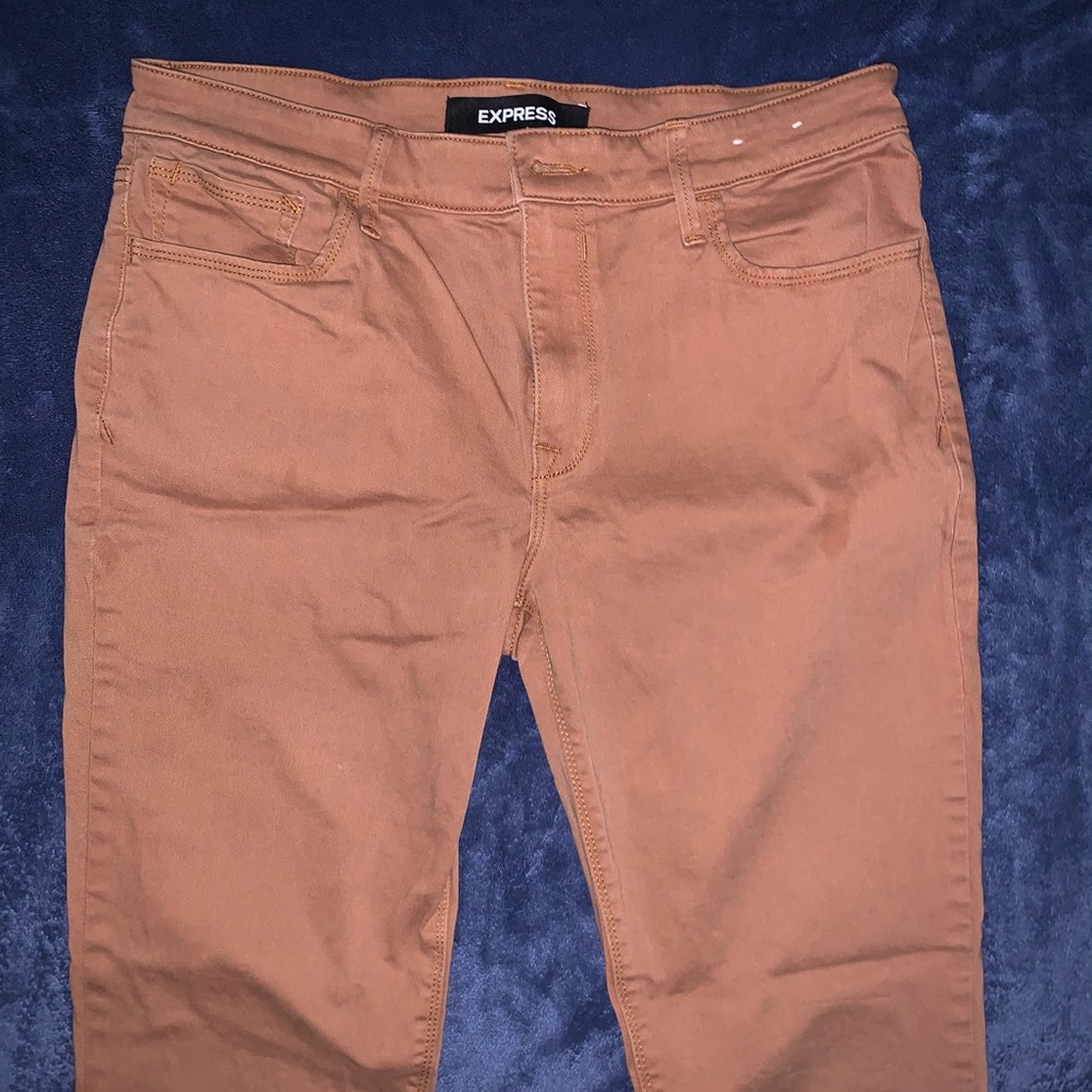 EXPESS TAN SKINNY JEANS